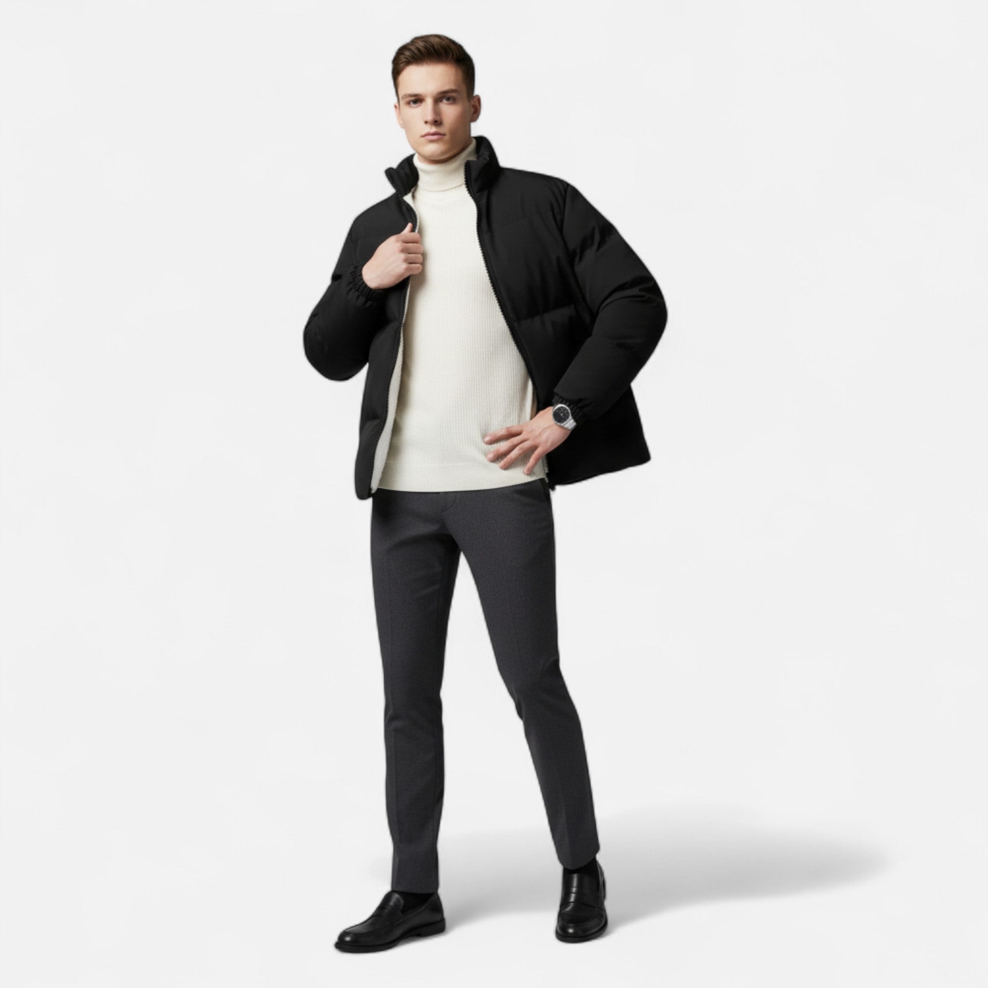 Foursten | Men’s Stand-Collar Jacket