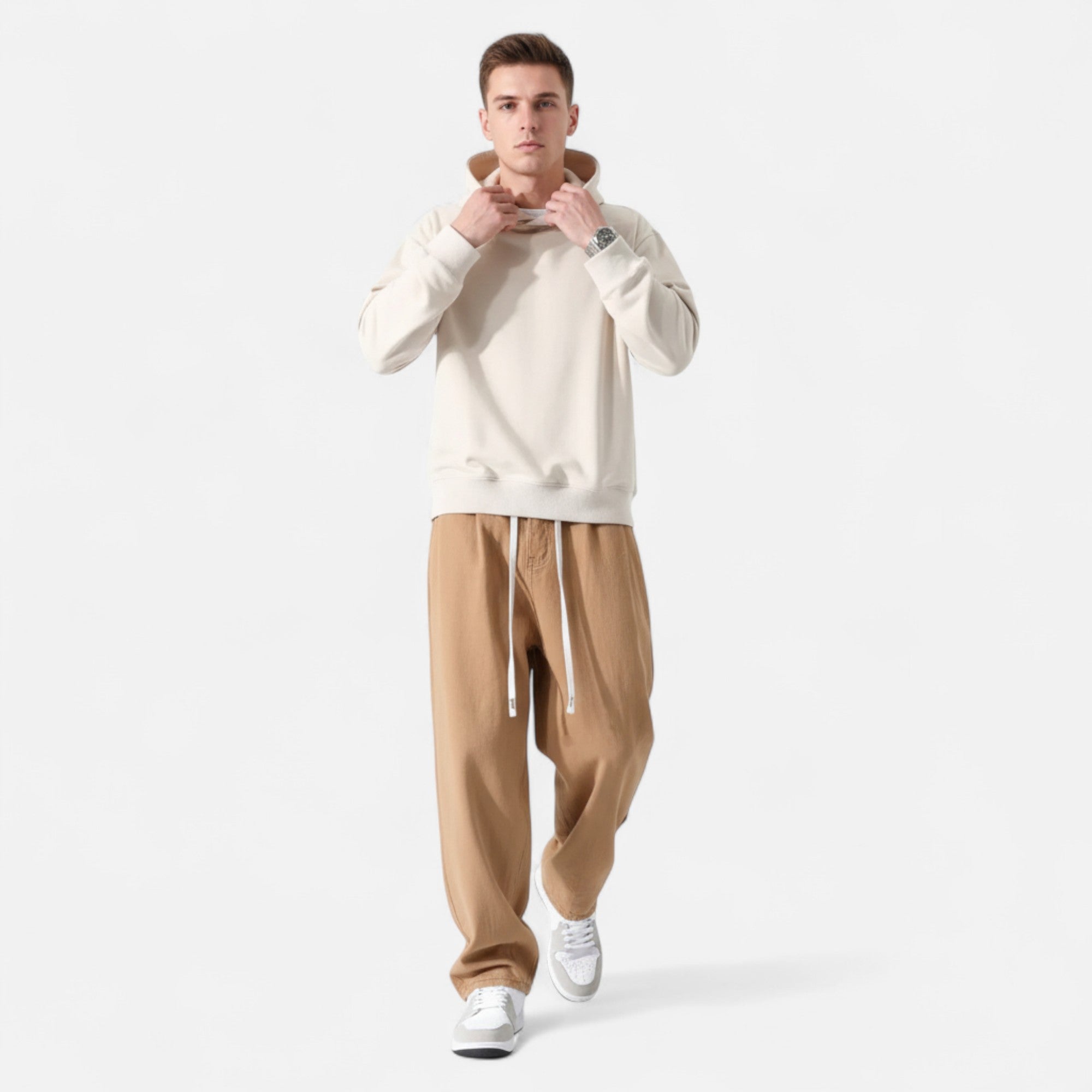 Foursten | Men’s Cargo Trousers–Straight Fit