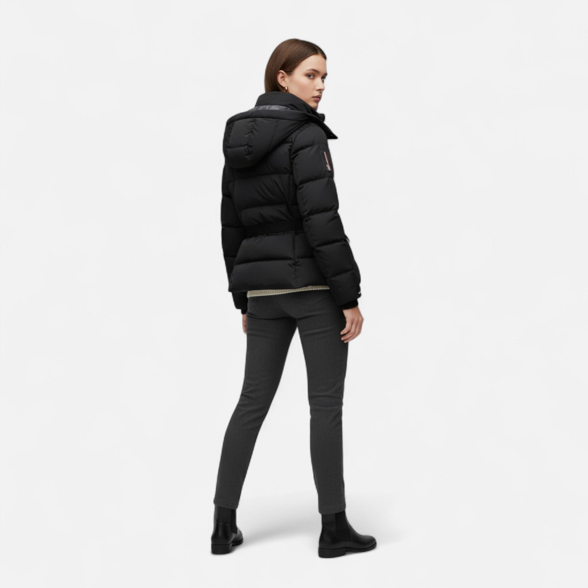 Foursten | Women’s Belted Puffer Jacket
