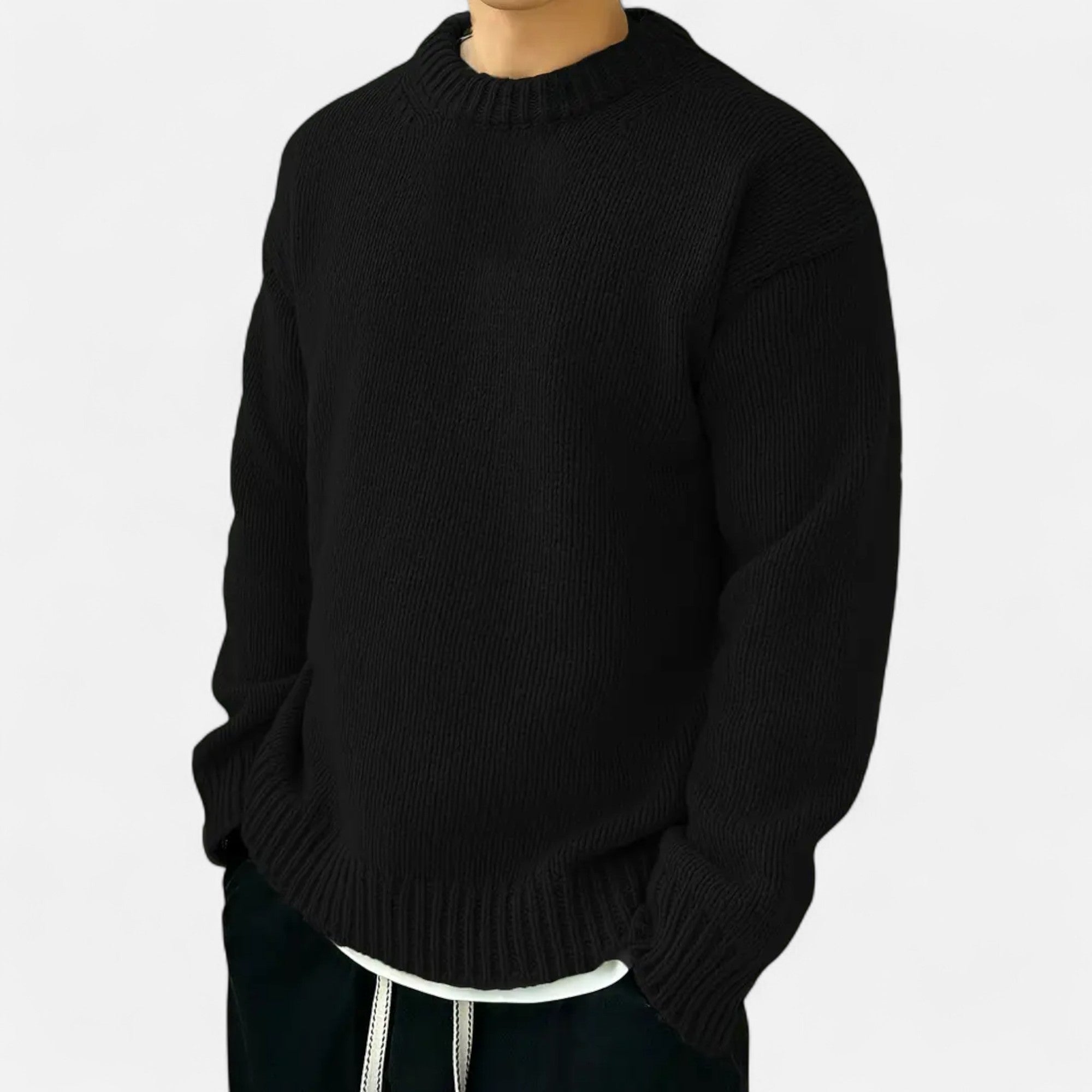 Foursten | Men’s Crew-Neck Knit Sweater