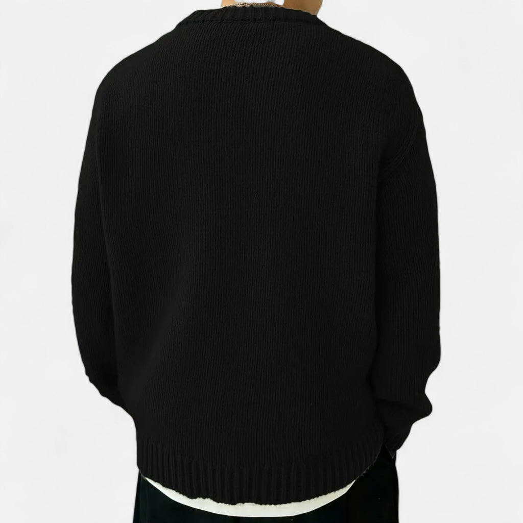 Foursten | Men’s Crew-Neck Knit Sweater