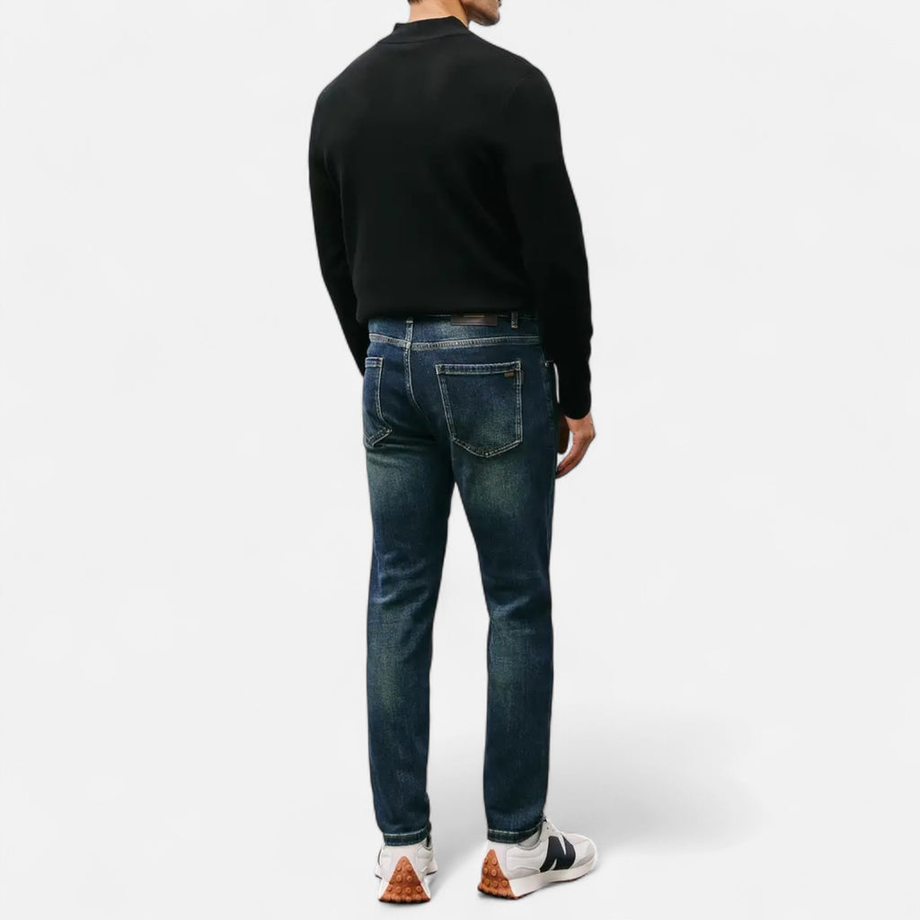 Foursten | Men’s Zip-Up Stand Collar Knit