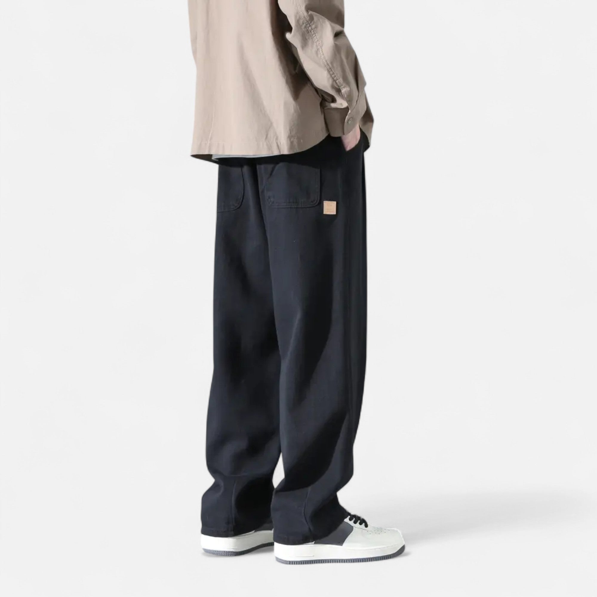 Foursten | Men’s Cargo Trousers–Straight Fit