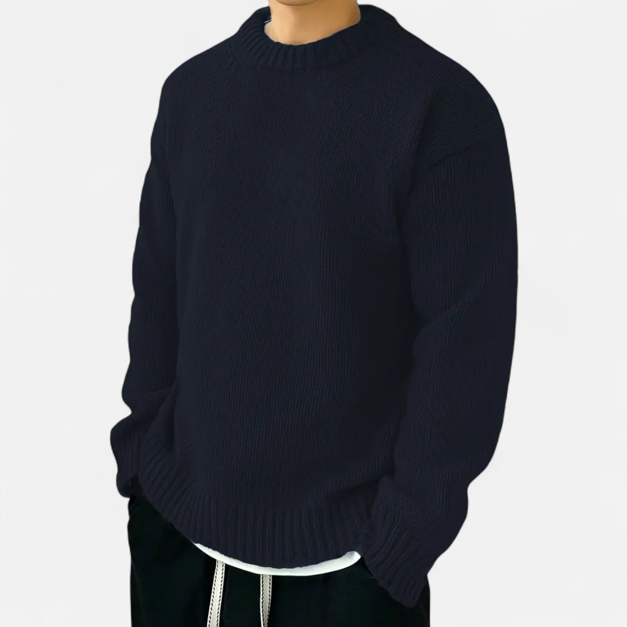 Foursten | Men’s Crew-Neck Knit Sweater