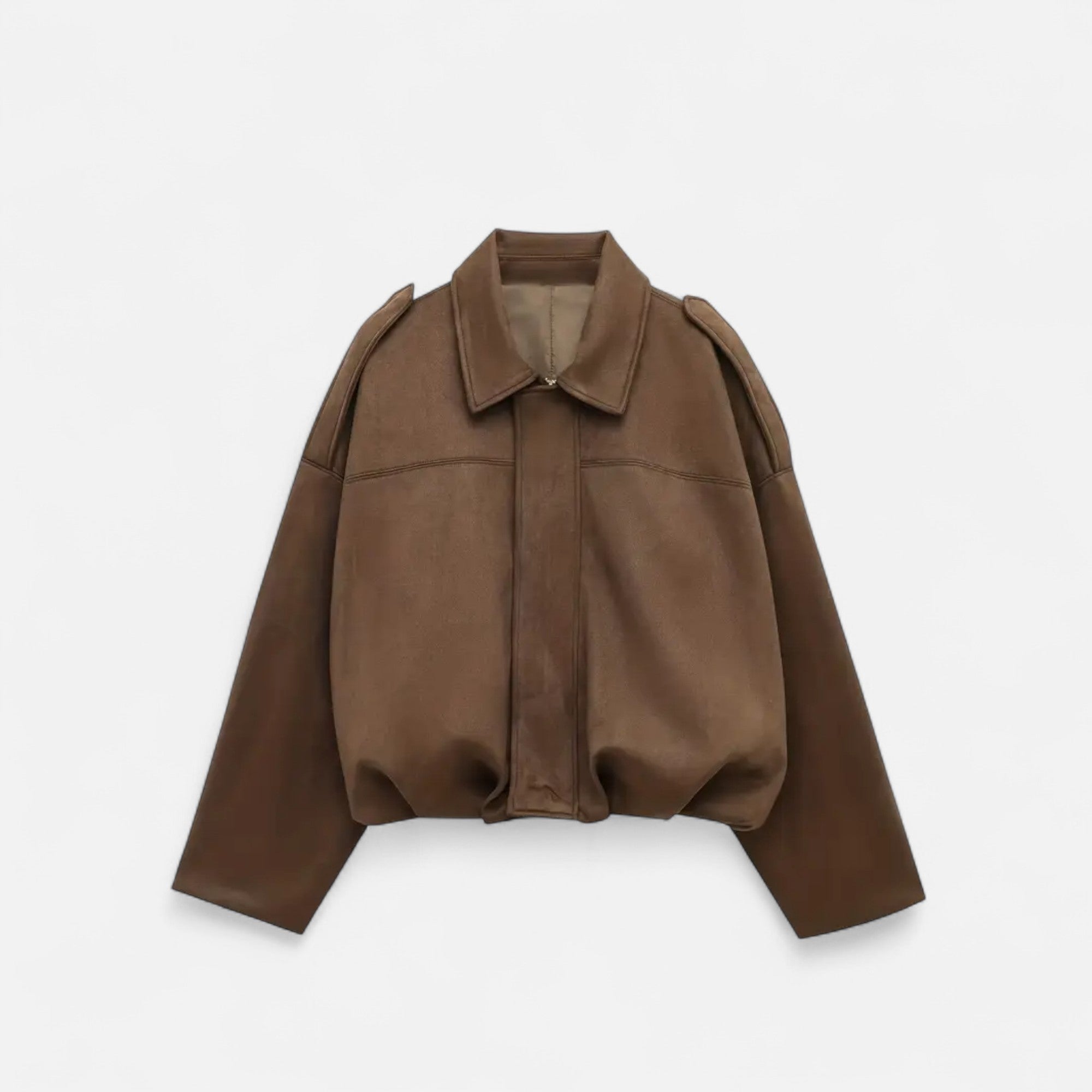 Foursten | Women’s Bomber Jacket–Brown