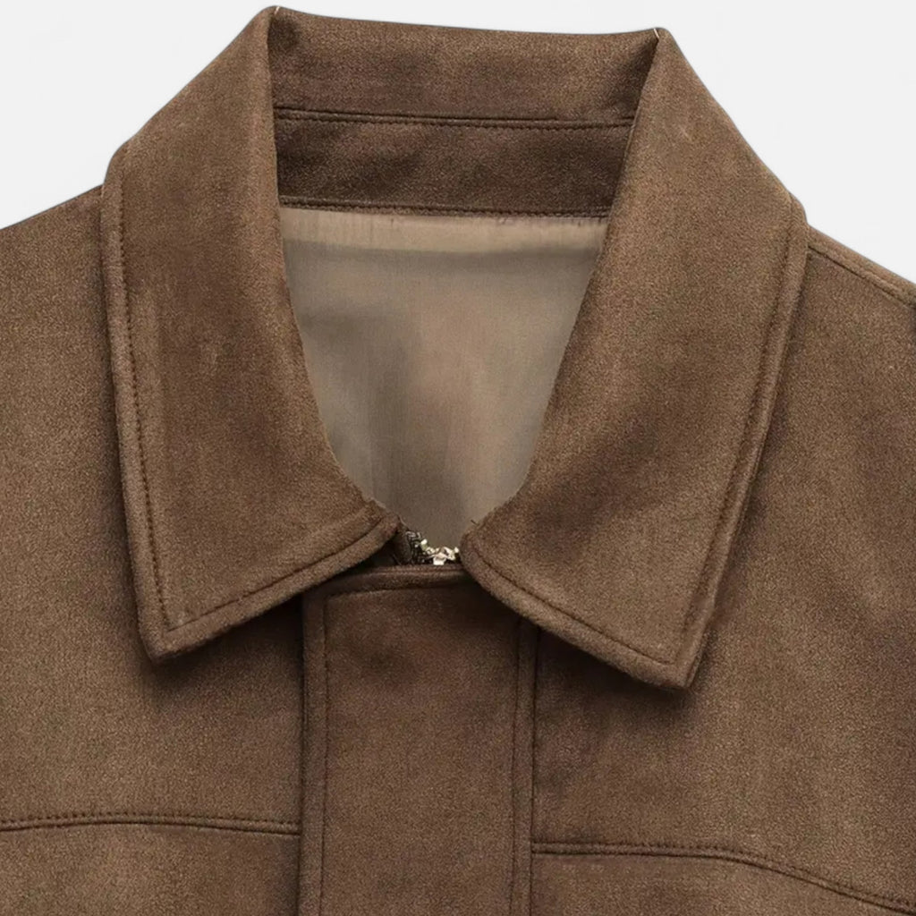 Foursten | Women’s Bomber Jacket–Brown