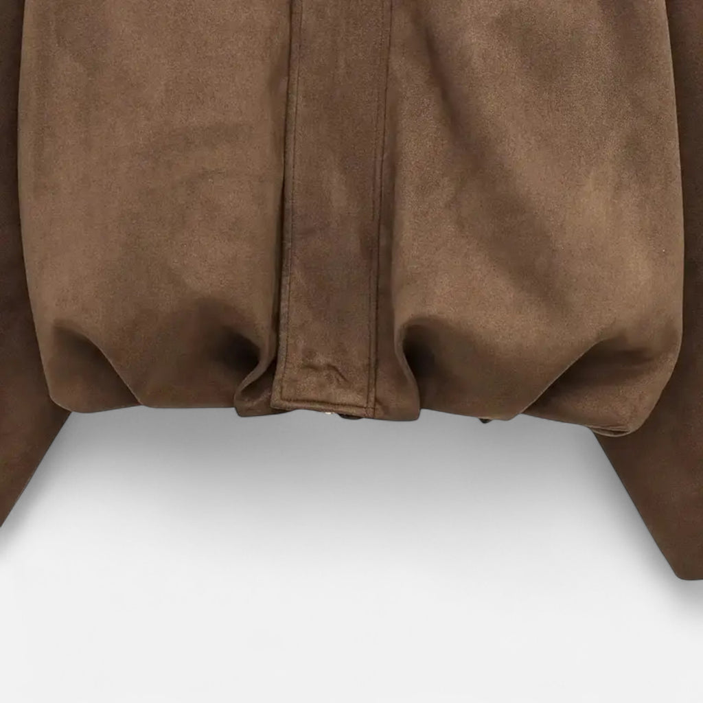 Foursten | Women’s Bomber Jacket–Brown