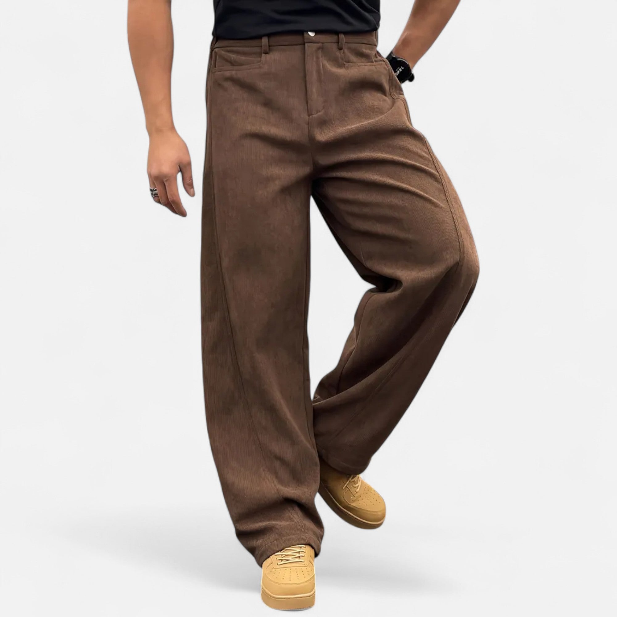 Foursten | Men’s Straight-Leg Trousers