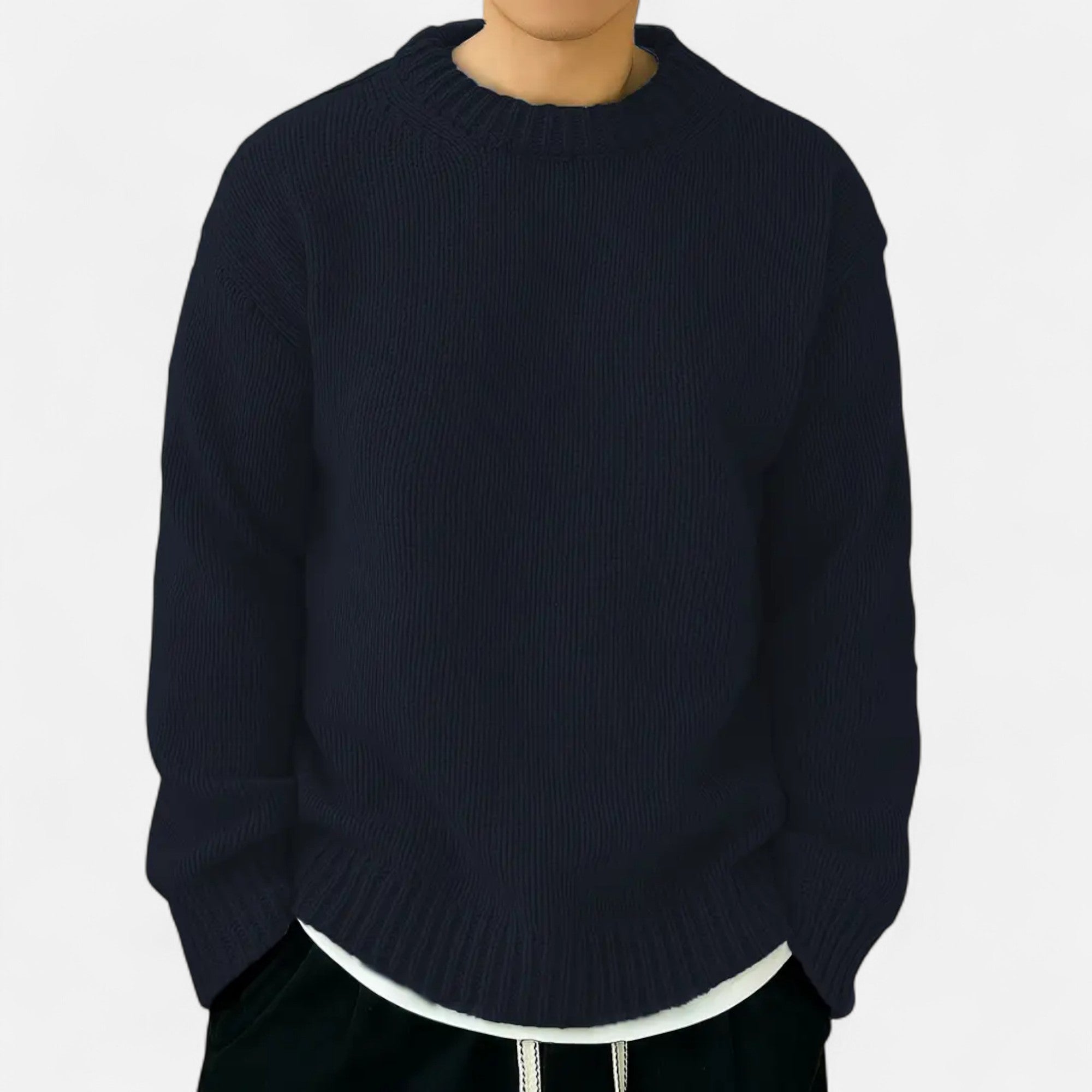 Foursten | Men’s Crew-Neck Knit Sweater