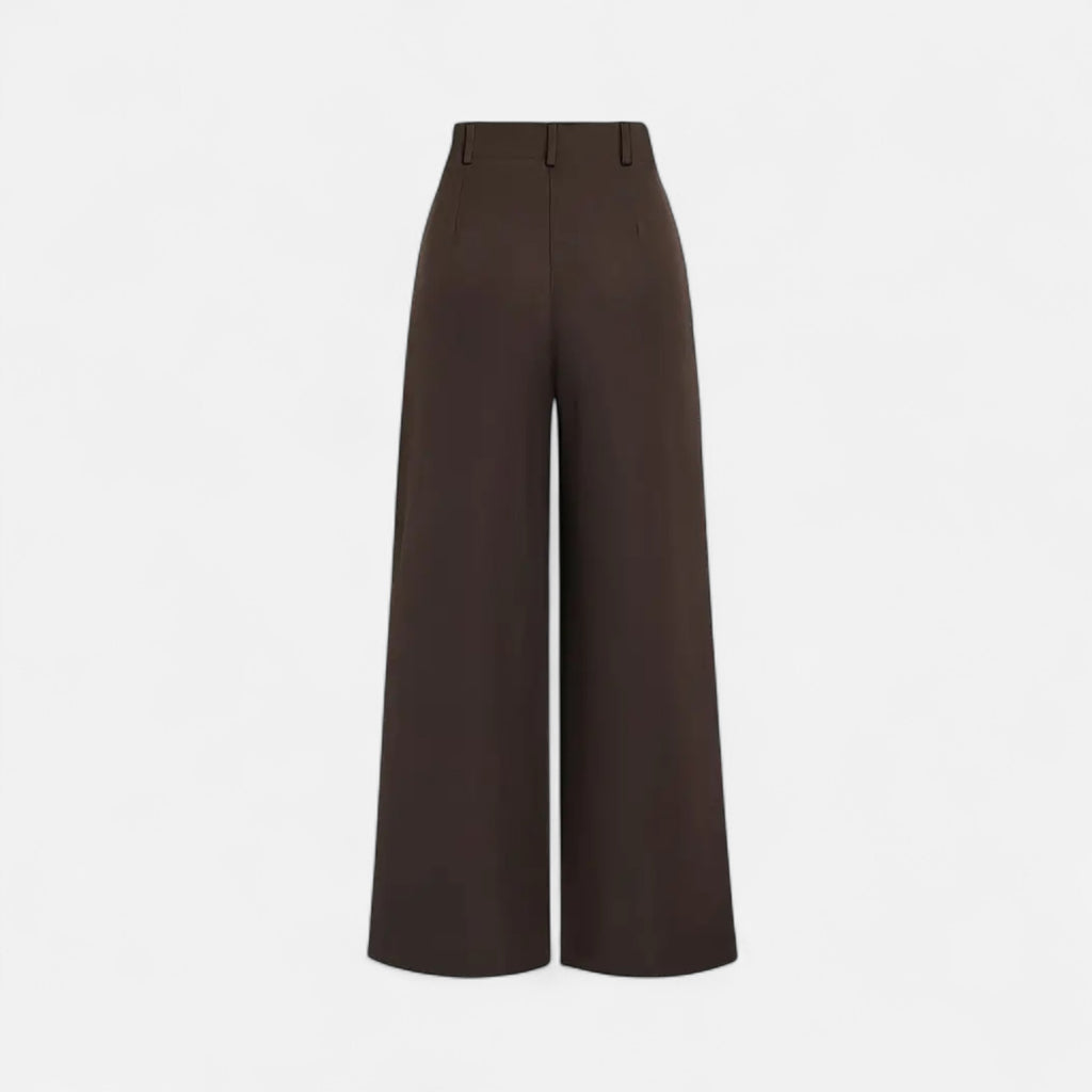 Foursten | Women’s Wide-Leg Pleated Trousers