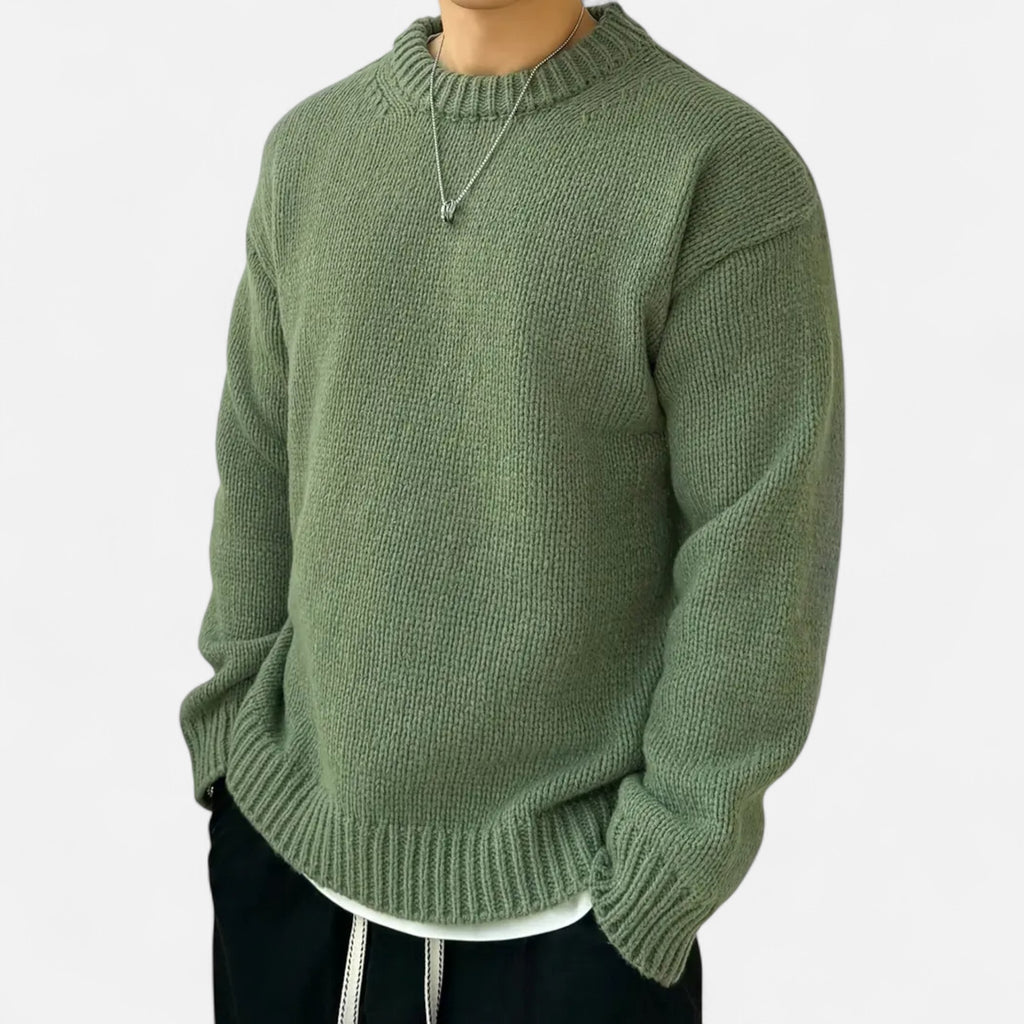 Foursten | Men’s Crew-Neck Knit Sweater