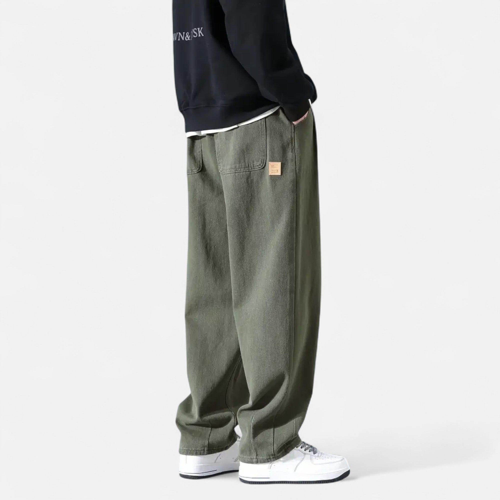 Foursten | Men’s Cargo Trousers–Straight Fit