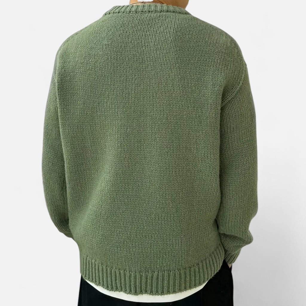 Foursten | Men’s Crew-Neck Knit Sweater