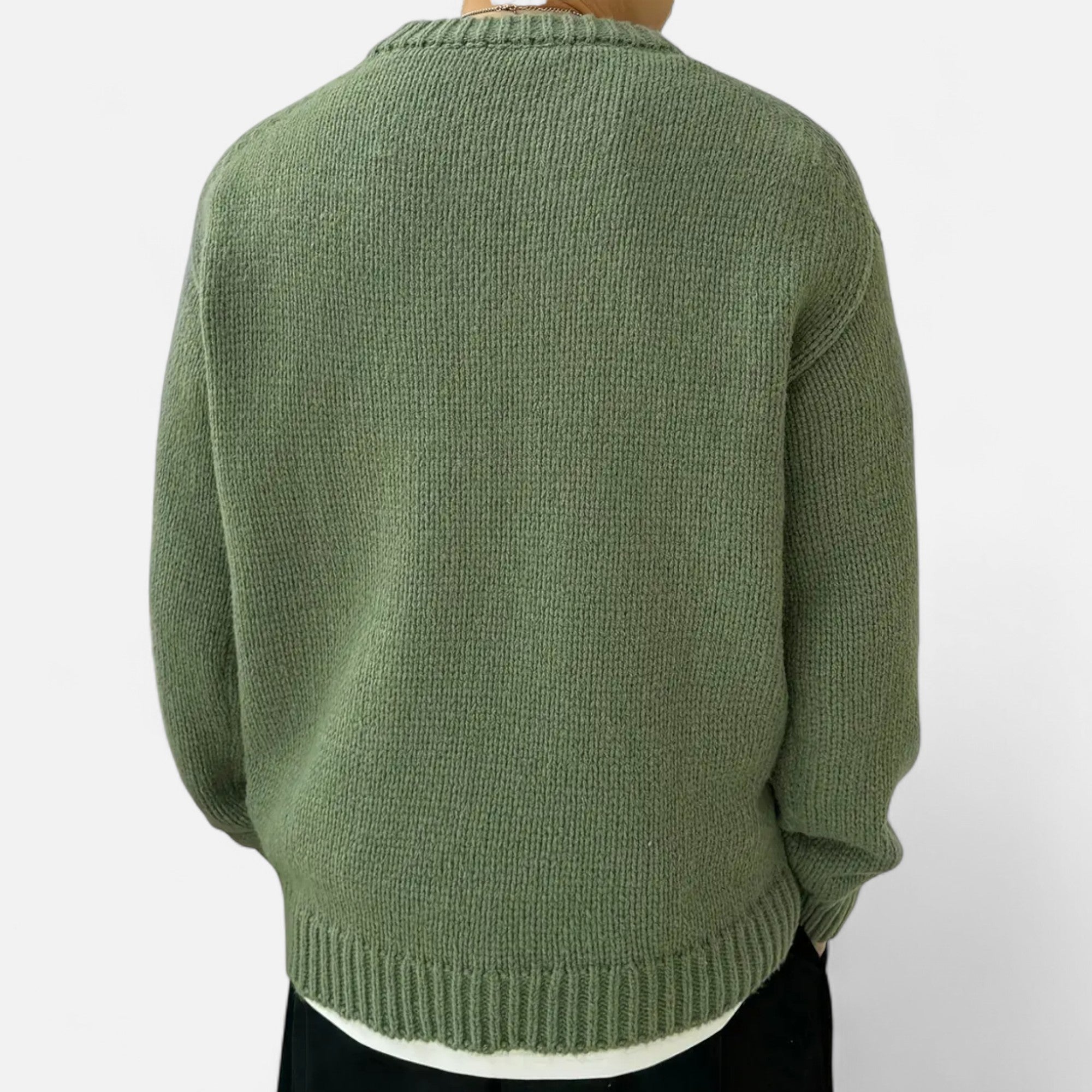 Foursten | Men’s Crew-Neck Knit Sweater