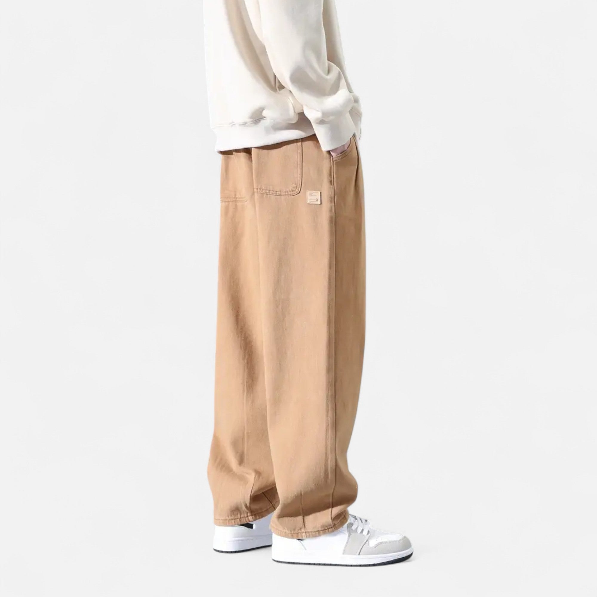 Foursten | Men’s Cargo Trousers–Straight Fit