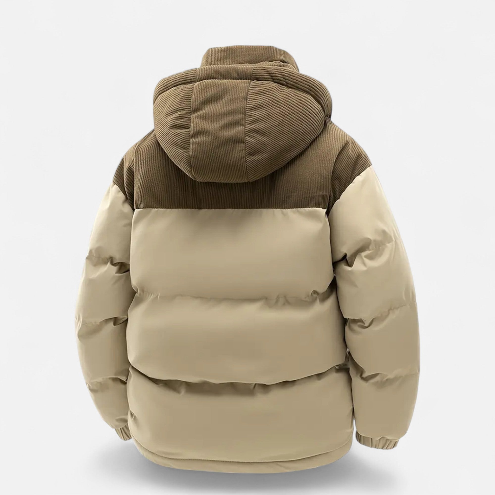 Foursten | Men’s Hooded Colour-Block Winter Jacket