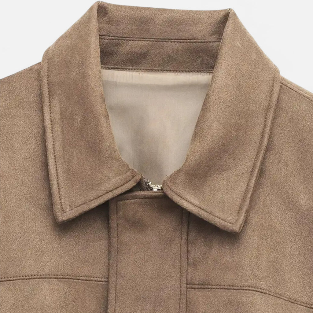 Foursten | Women’s Bomber Jacket–Brown