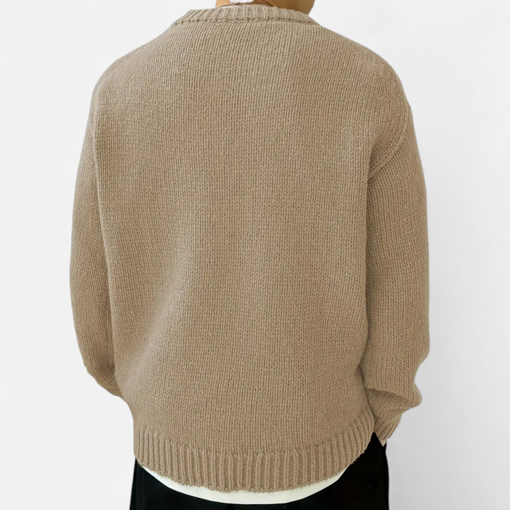 Foursten | Men’s Crew-Neck Knit Sweater