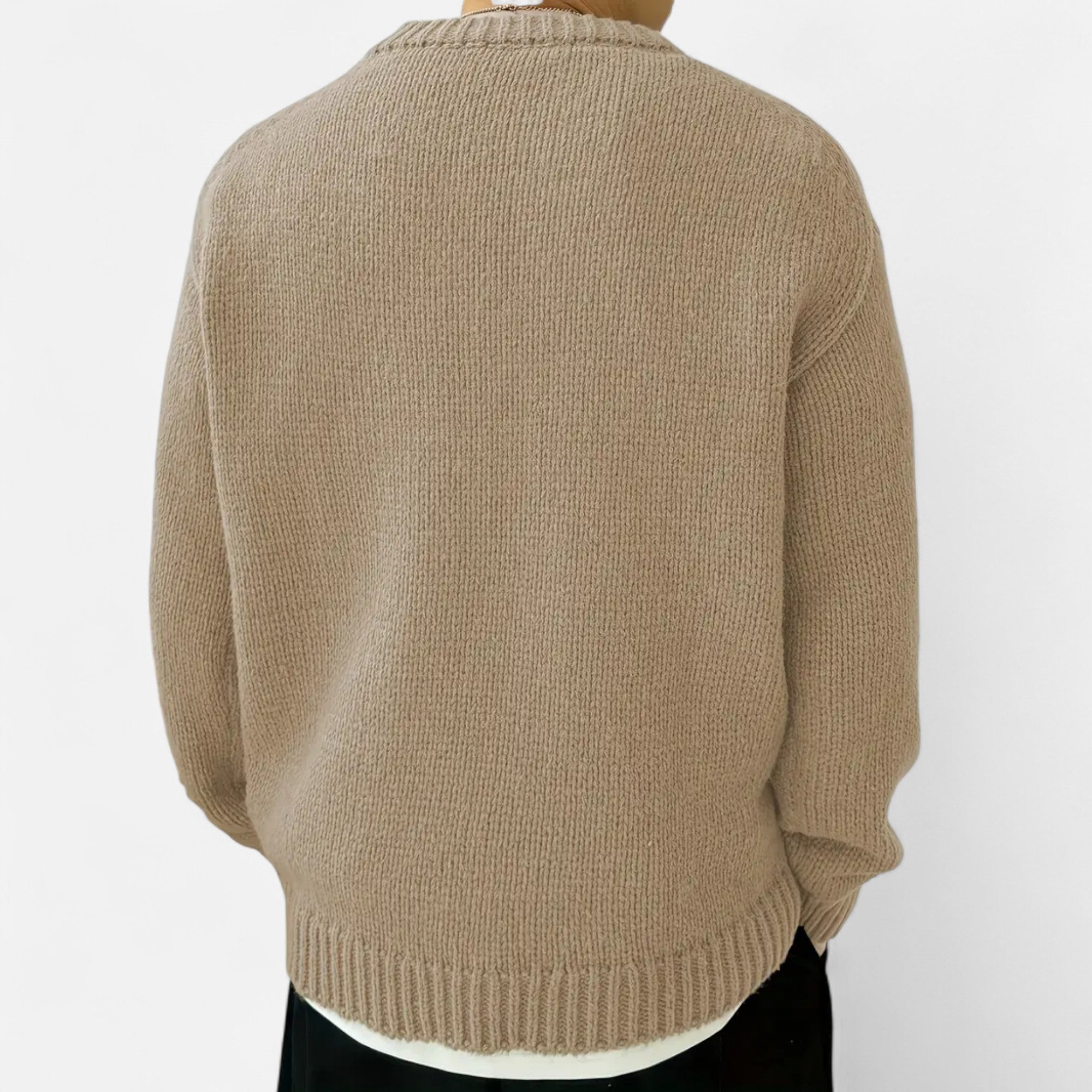 Foursten | Men’s Crew-Neck Knit Sweater