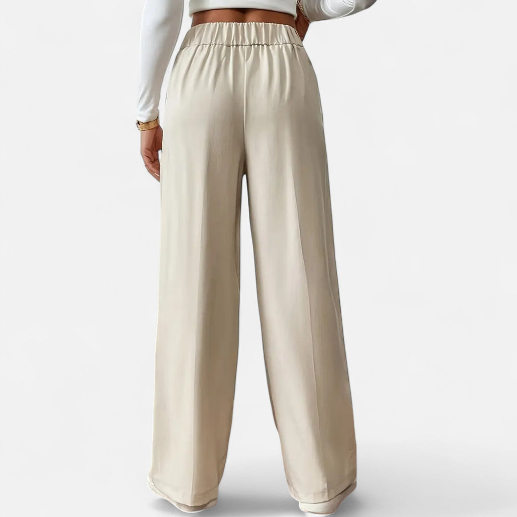 Foursten | Women’s High-Waist Wide-Leg Trousers