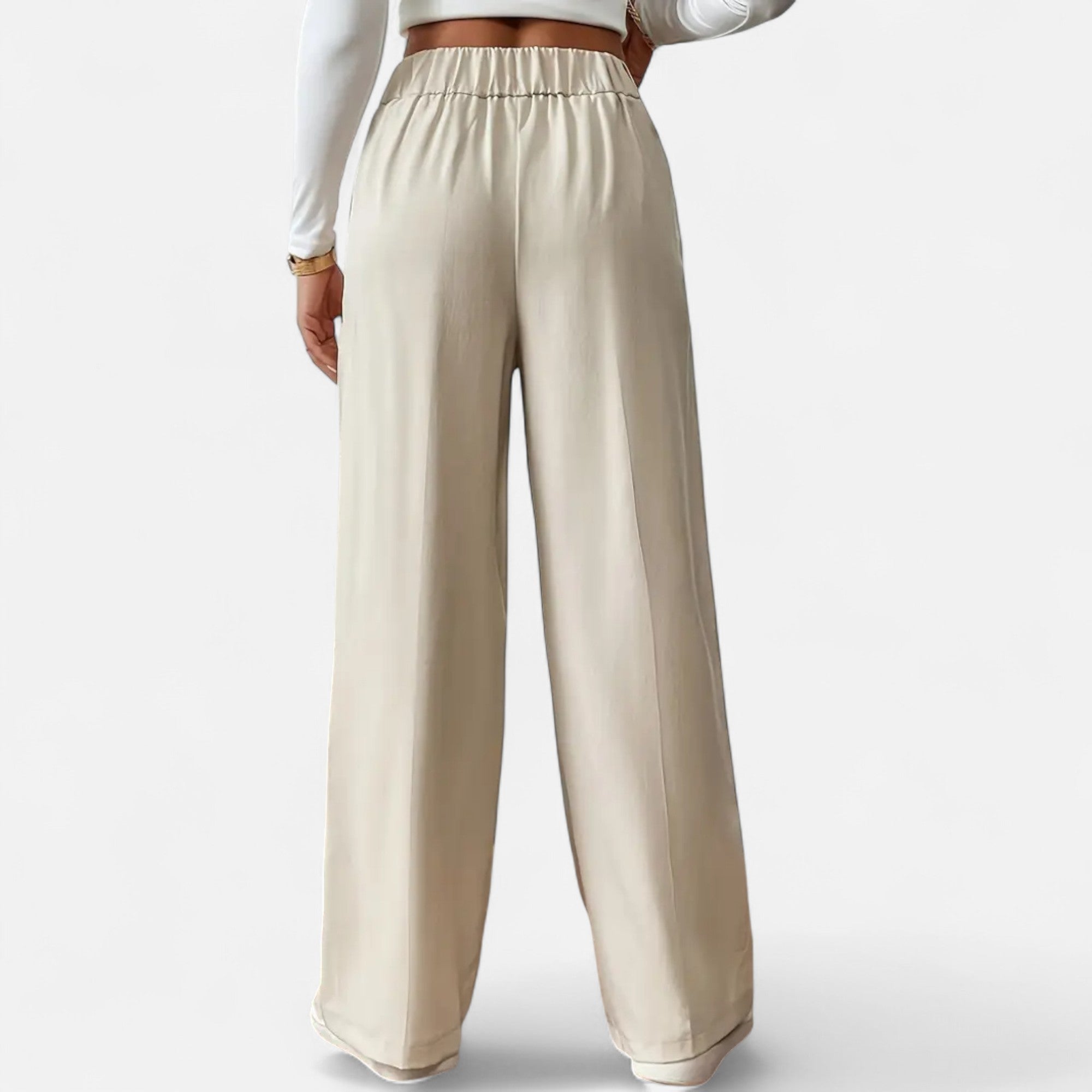 Foursten | Women’s High-Waist Wide-Leg Trousers